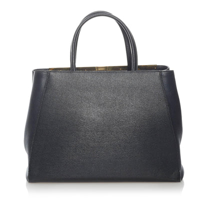 Fendi 2Jours Leather Satchel (SHG-30771) Rovelle Bags
