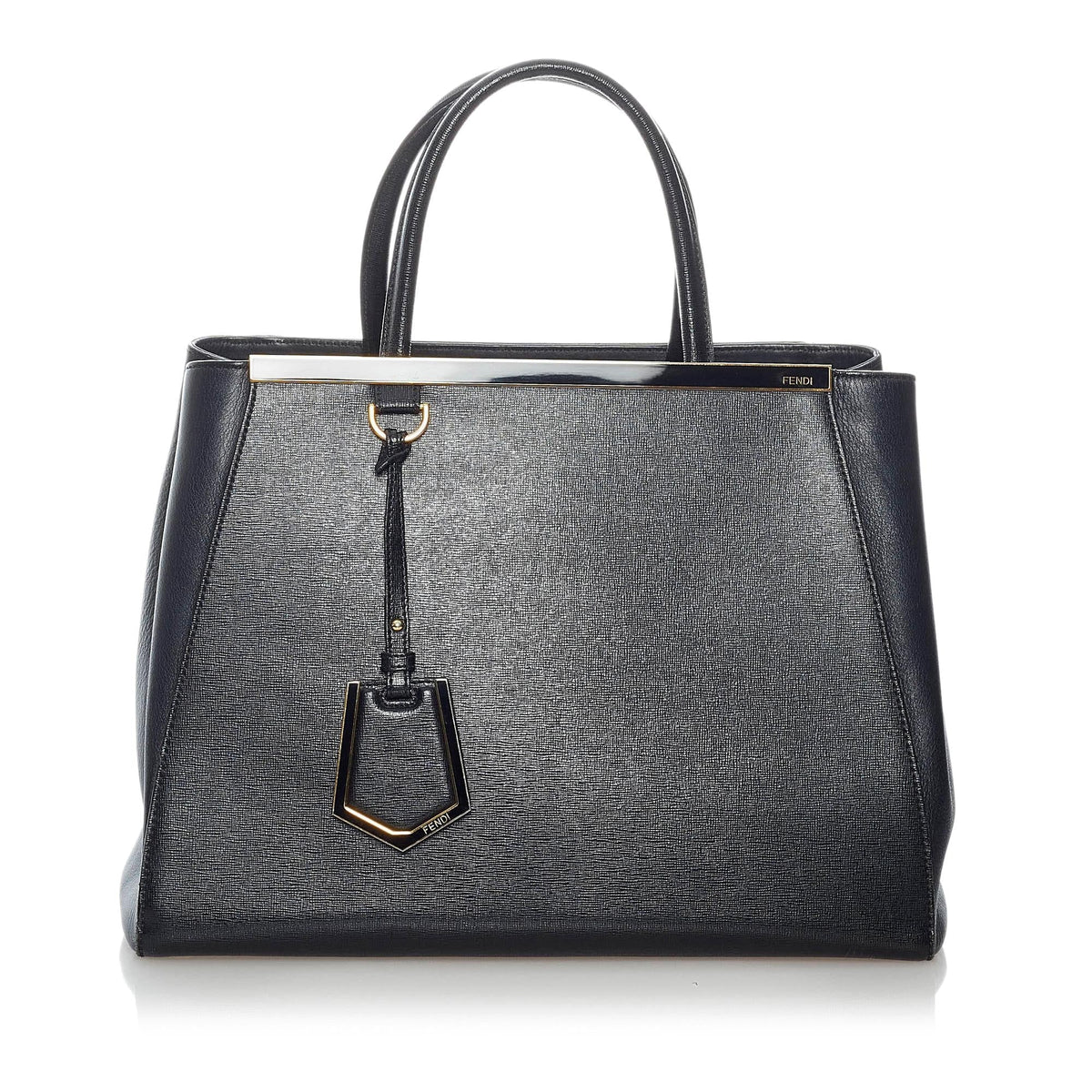 Fendi 2Jours Leather Satchel (SHG-30771) Rovelle Bags