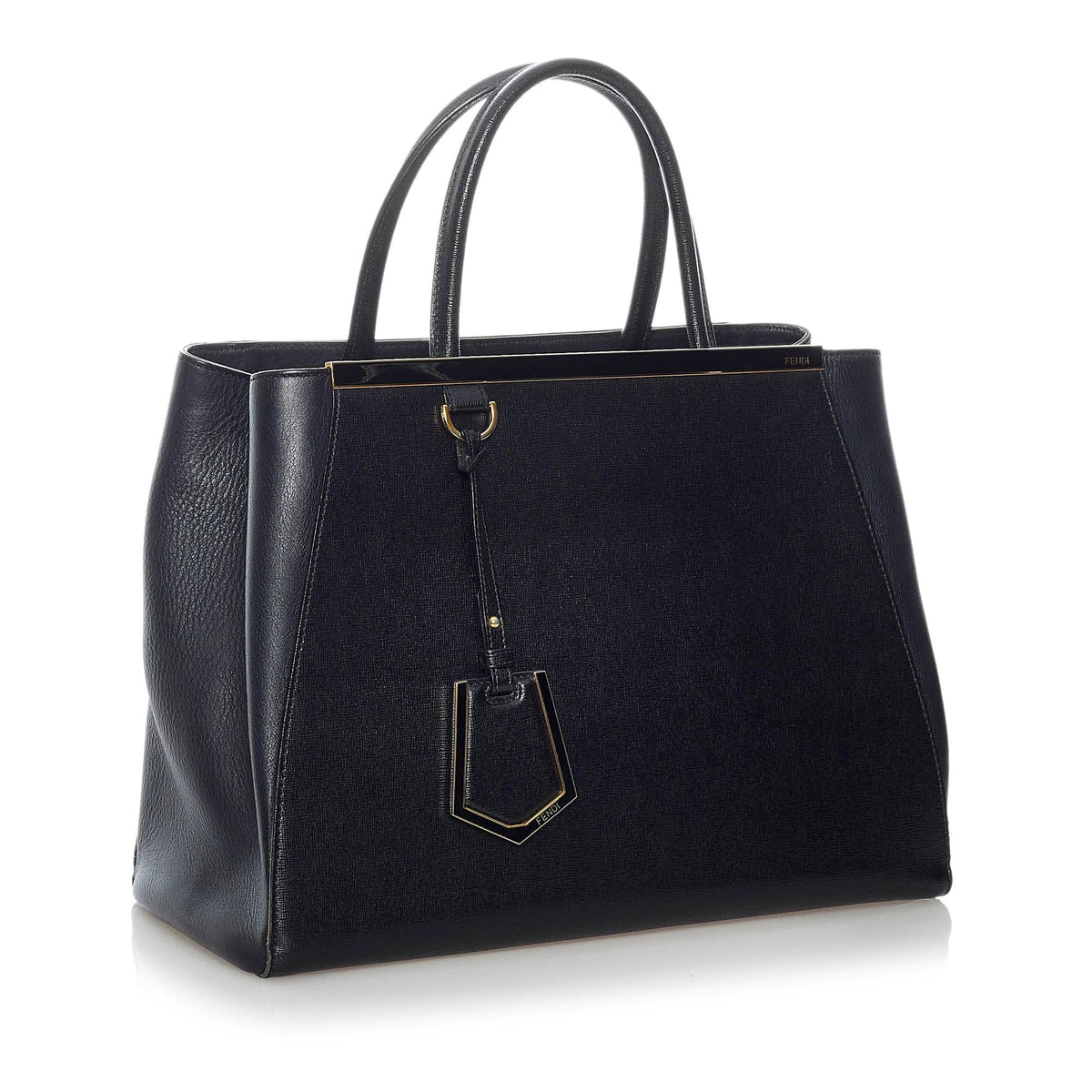 Fendi 2Jours Leather Satchel (SHG-30771) Rovelle Bags
