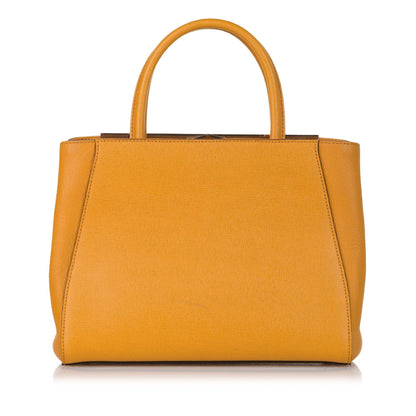 Fendi 2Jours Leather Satchel (SHG-31456) Rovelle Bags