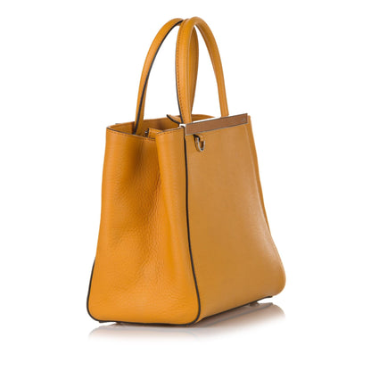 Fendi 2Jours Leather Satchel (SHG-31456) Rovelle Bags