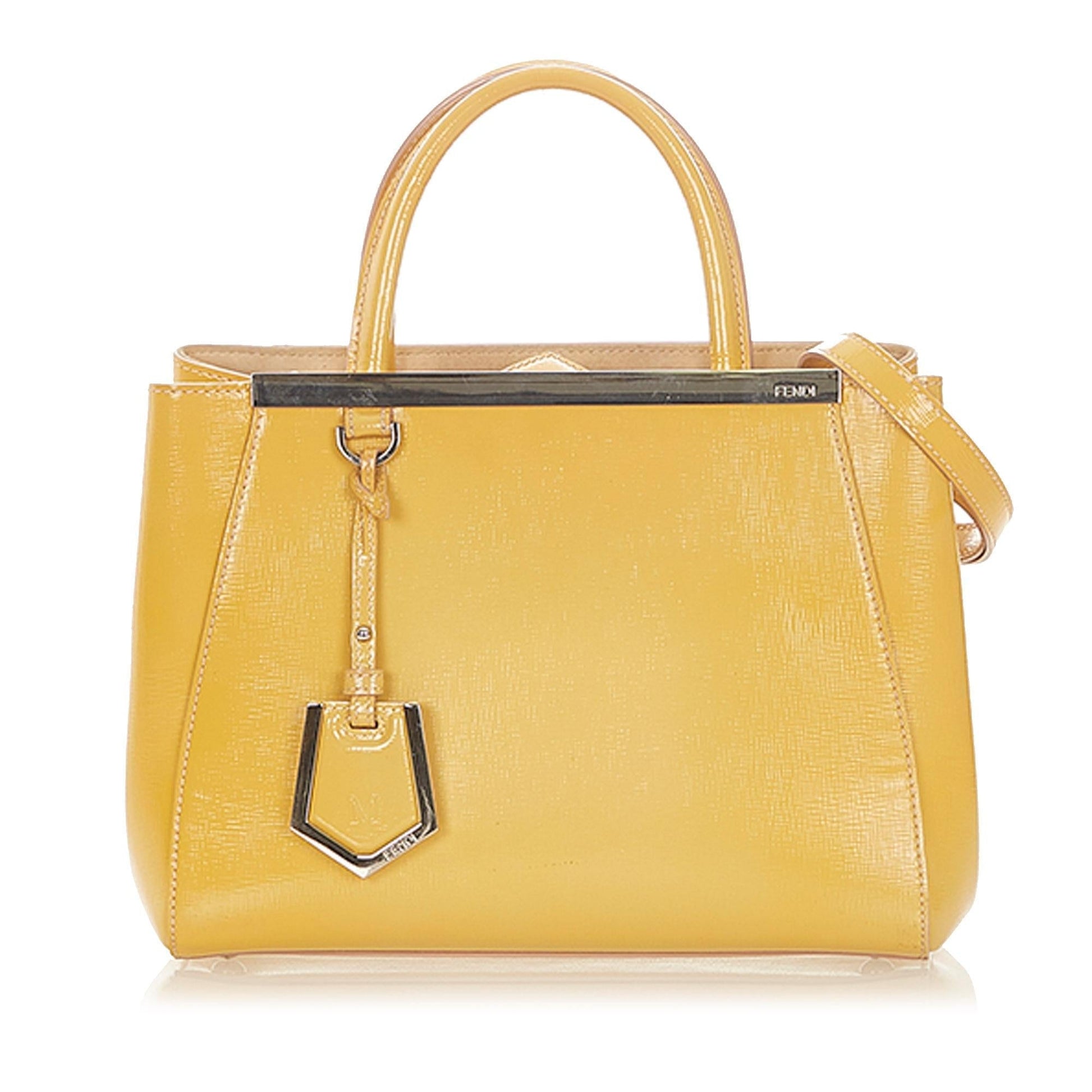 Fendi 2Jours Leather Satchel (SHG-32166) Rovelle Bags