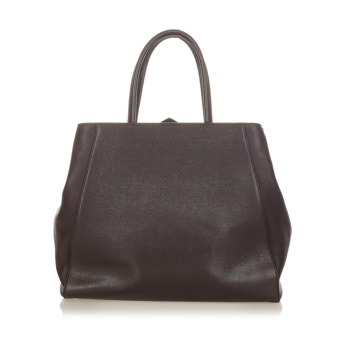 Fendi 2Jours Leather Tote Bag (SHG-26240) Rovelle Bags