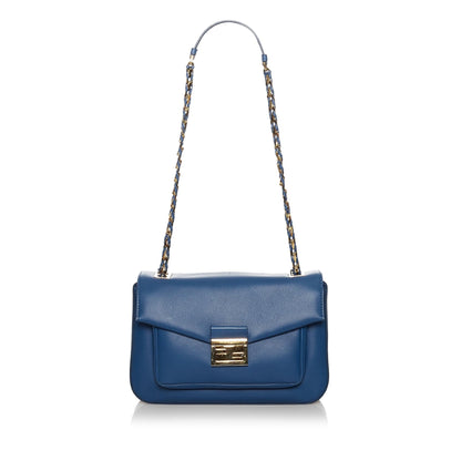 Fendi Be Baguette Leather Crossbody Bag (SHG-30577) Rovelle Bags