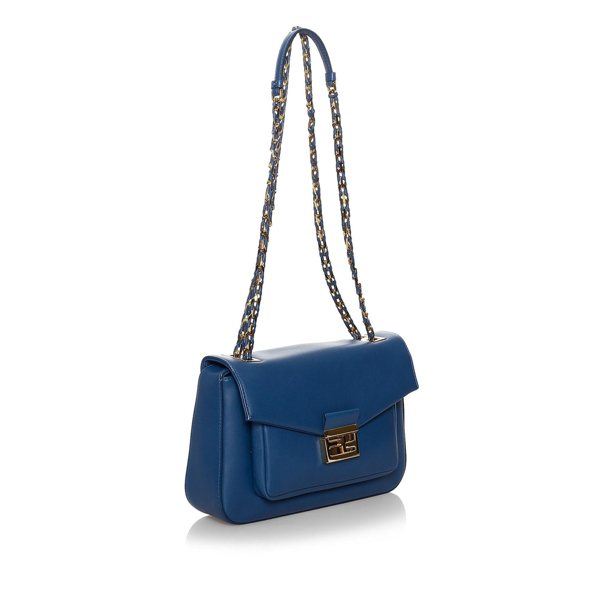 Fendi Be Baguette Leather Crossbody Bag (SHG-30577) Rovelle Bags