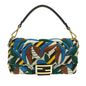 Fendi Beaded Vitello Dolce Leaf Embroidered Baguette (SHG-ZuB1eb) Rovelle Bags