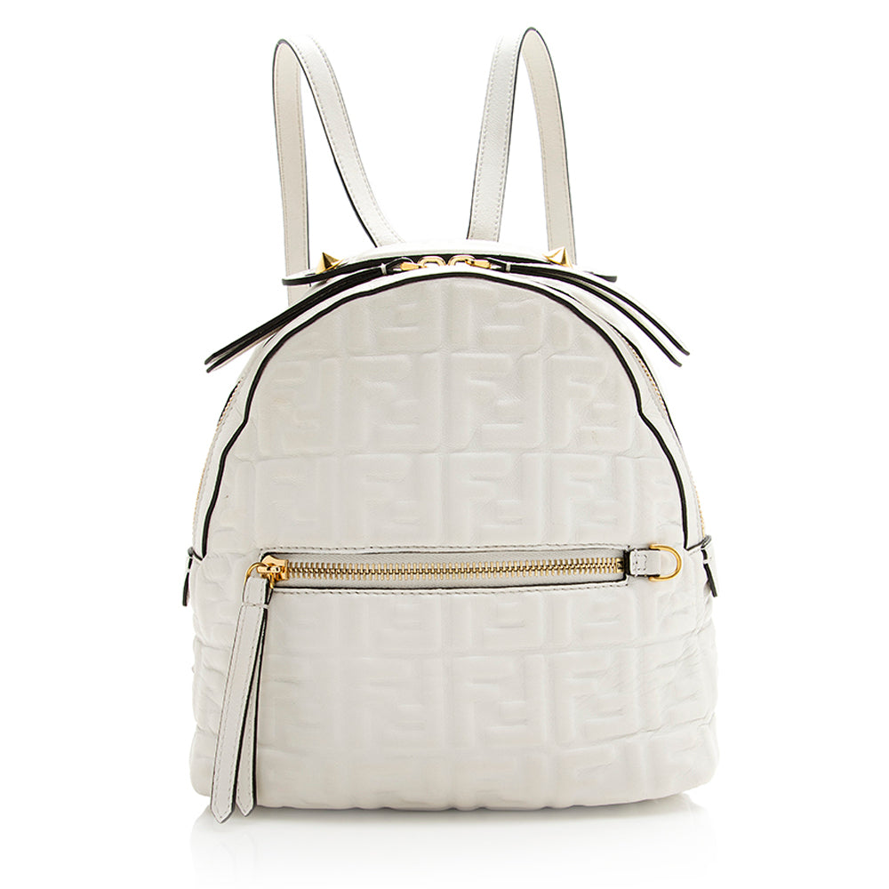 Fendi Calfskin FF 1974 Mini Backpack (SHF-20302) Rovelle Bags