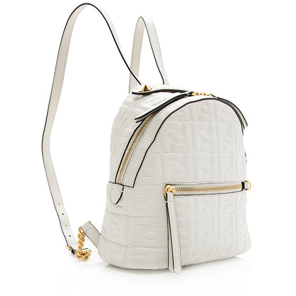Fendi Calfskin FF 1974 Mini Backpack (SHF-20302) Rovelle Bags