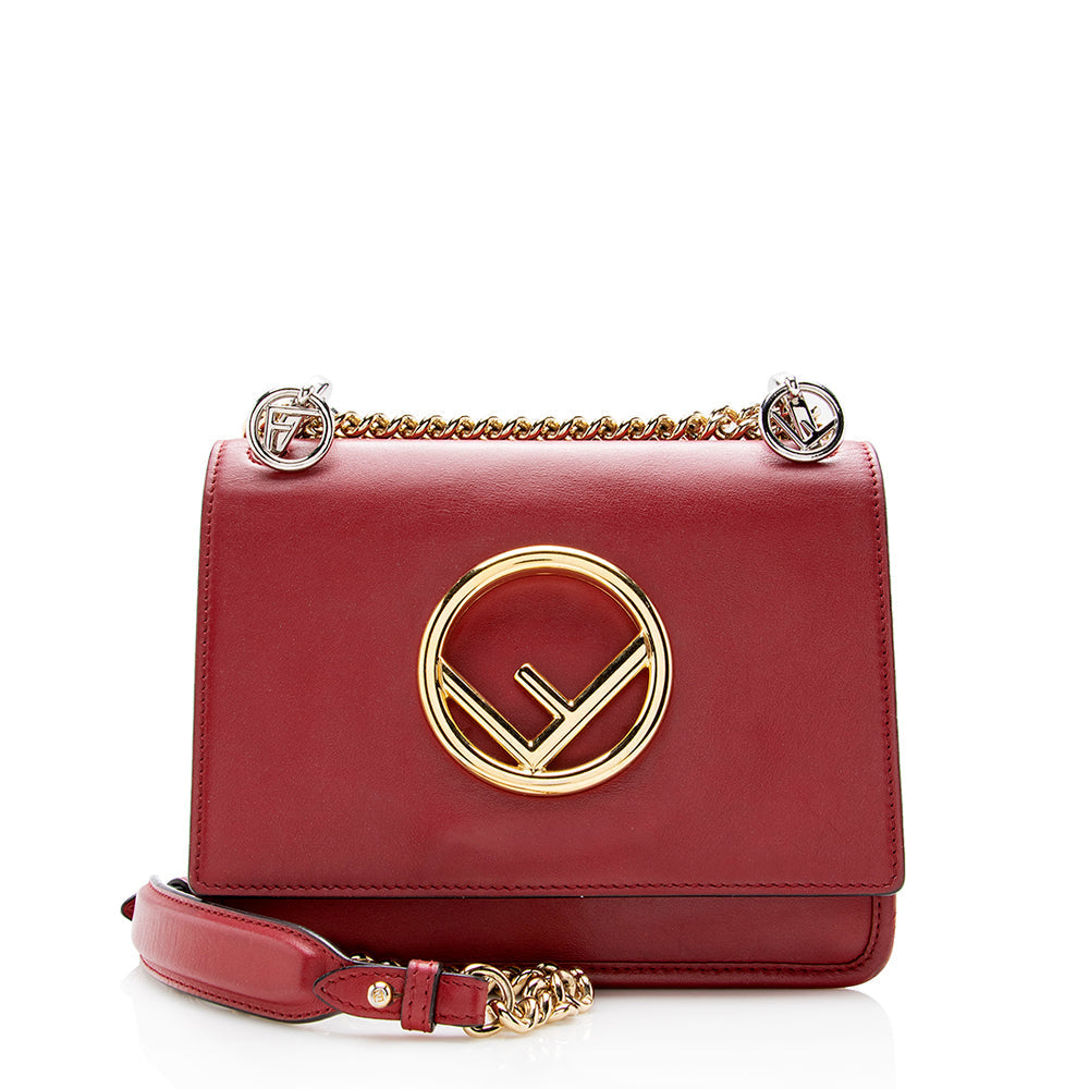 Fendi Calfskin Kan I Shoulder Bag (SHF-13965) Rovelle Bags
