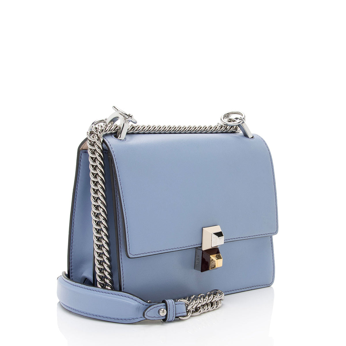 Fendi Calfskin Kan I Small Shoulder Bag Rovelle Bags