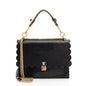 Fendi Calfskin Studded Kan I Medium Shoulder Bag (SHF-boJIBf) Rovelle Bags