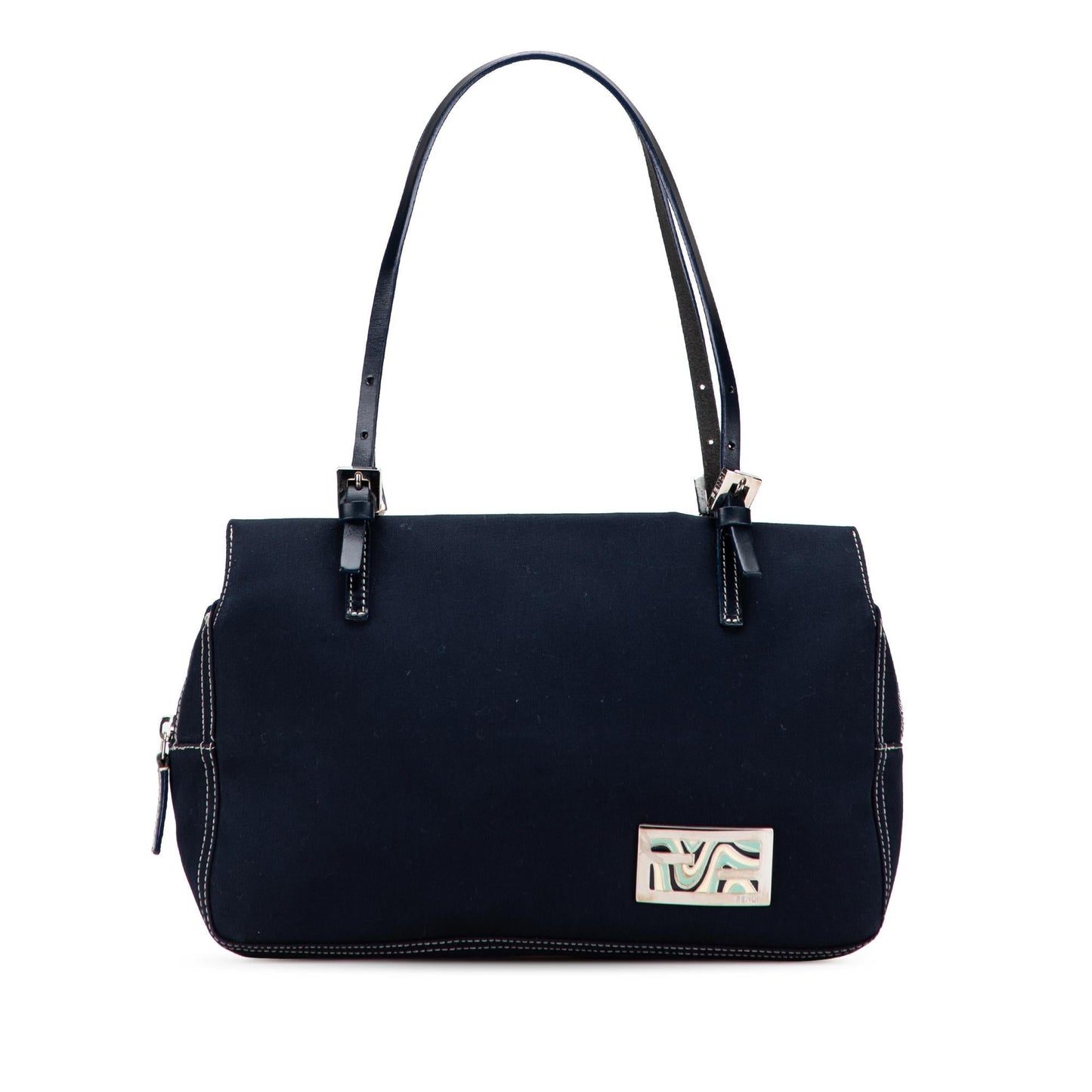 Fendi Canvas FF Marble Shoulder Bag Rovelle Bags