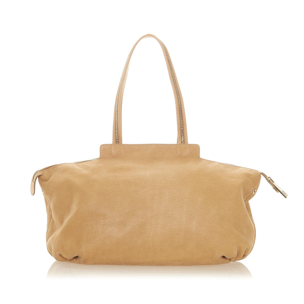 Fendi Chains Leather Tote Bag (SHG-20146) Rovelle Bags