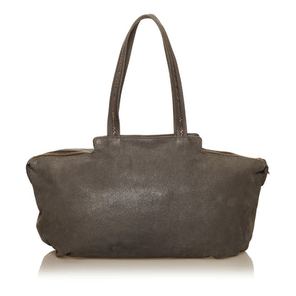 Fendi Chains Leather Tote Bag (SHG-29529) Rovelle Bags