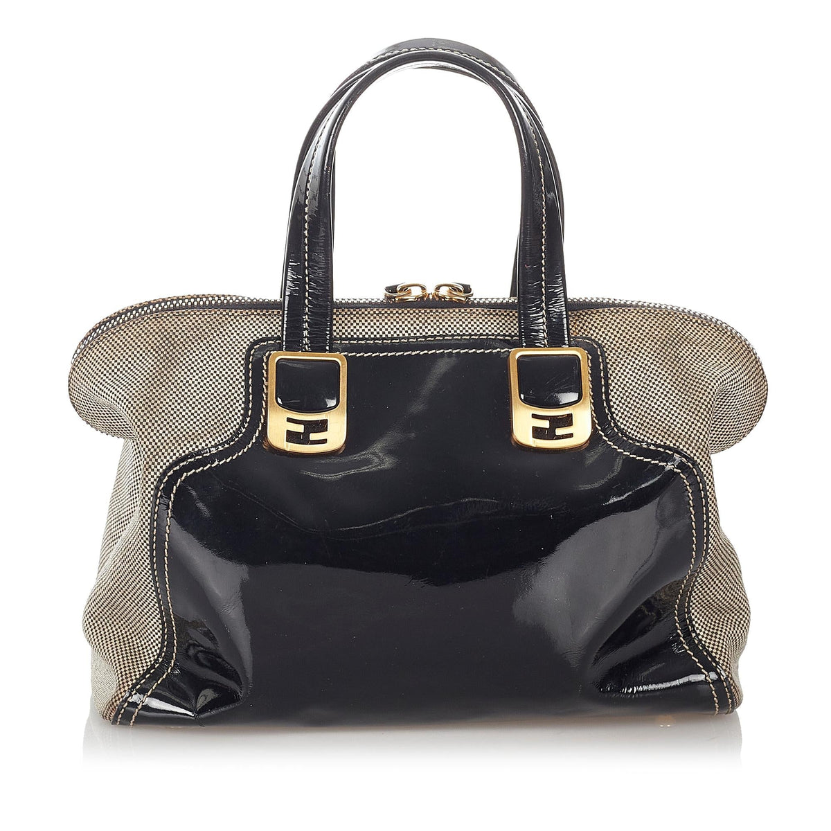 Fendi Chameleon Patent Leather Satchel (SHG-26854) Rovelle Bags