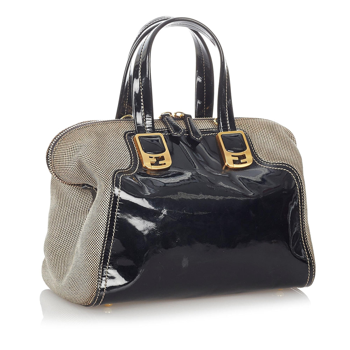 Fendi Chameleon Patent Leather Satchel (SHG-26854) Rovelle Bags
