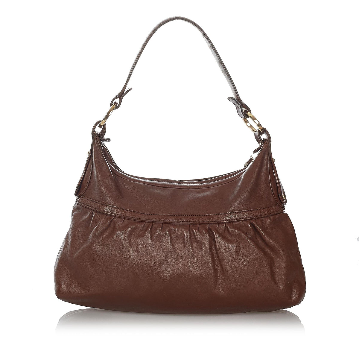 Fendi Chef Leather Shoulder Bag (SHG-26892) Rovelle Bags