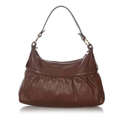 Fendi Chef Leather Shoulder Bag (SHG-26892) Rovelle Bags