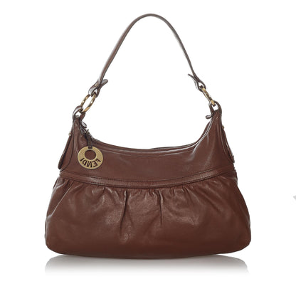 Fendi Chef Leather Shoulder Bag (SHG-26892) Rovelle Bags