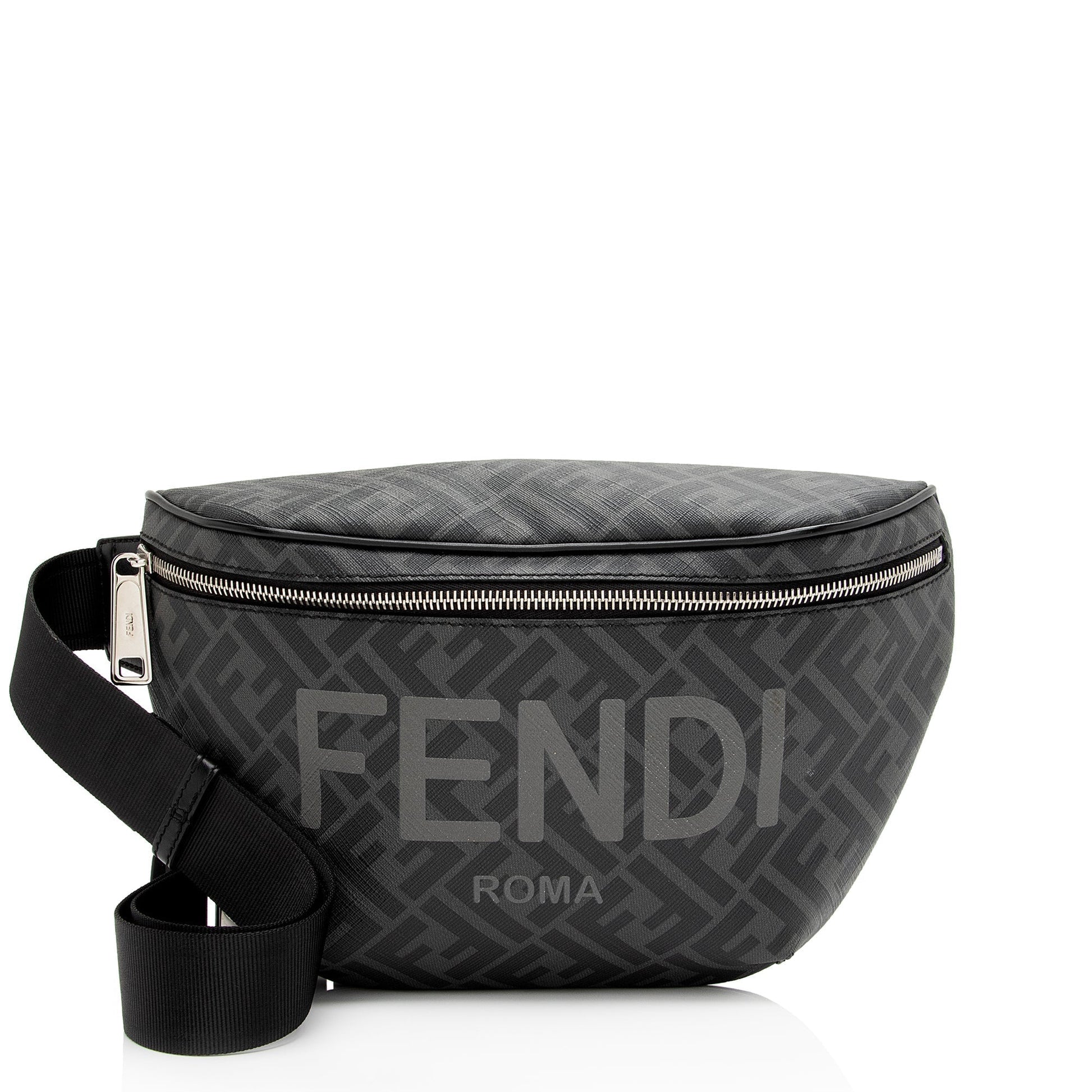 Fendi Coated Canvas FF Belt Bag (SHF-AeWxPp) Rovelle Bags