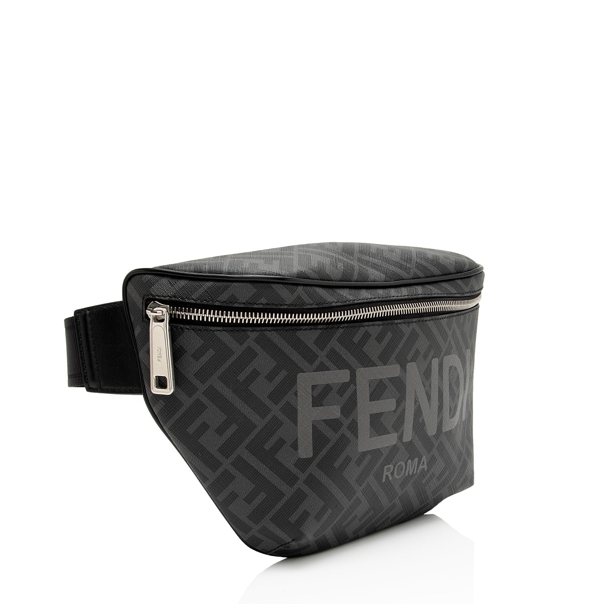 Fendi Coated Canvas FF Belt Bag (SHF-AeWxPp) Rovelle Bags