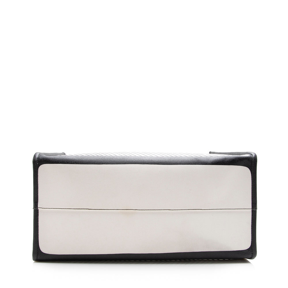 Fendi Coated Canvas Vetrifi Shopping Small Tote (SHF-15005) Rovelle Bags