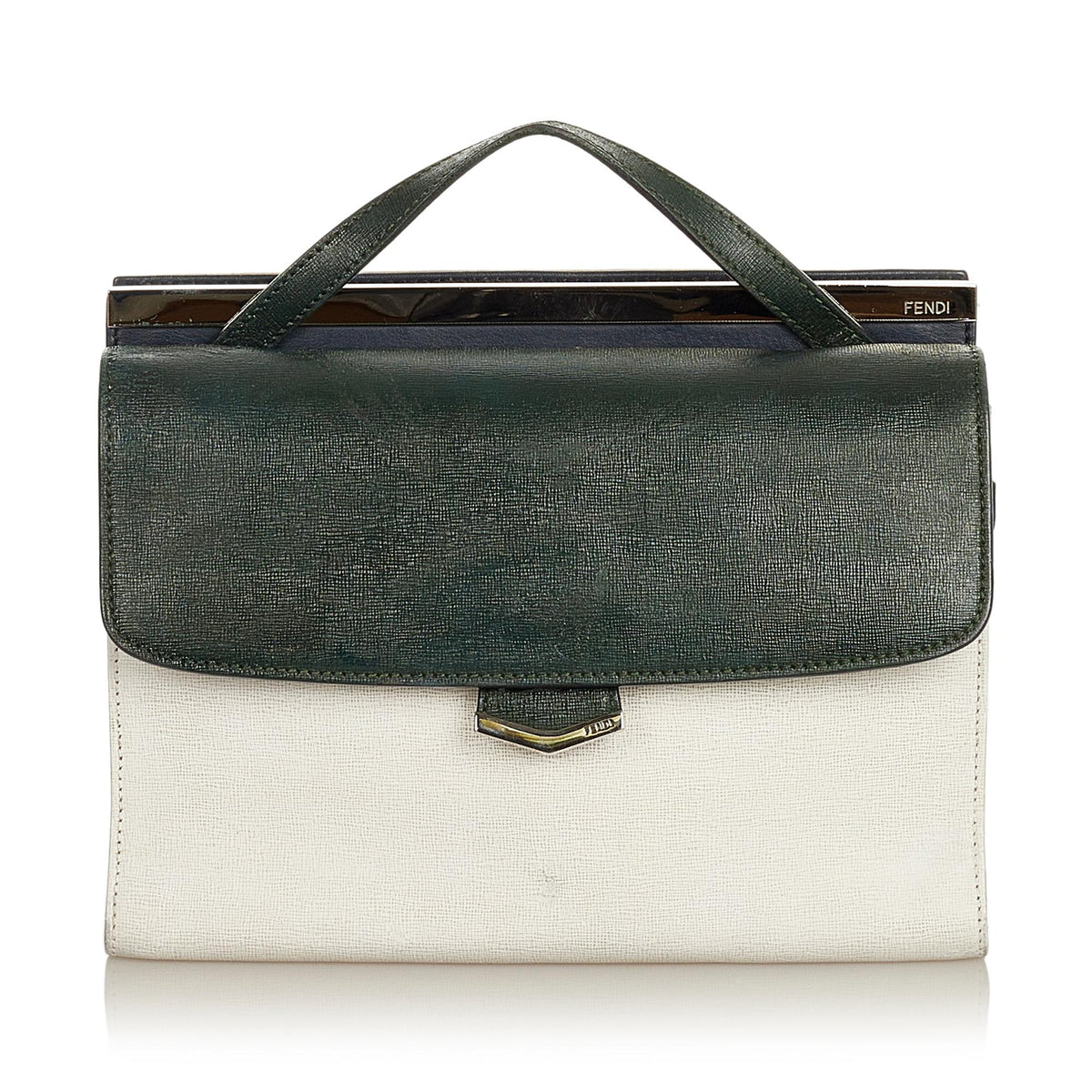 Fendi Demi Jour Leather Satchel (SHG-25796) Rovelle Bags