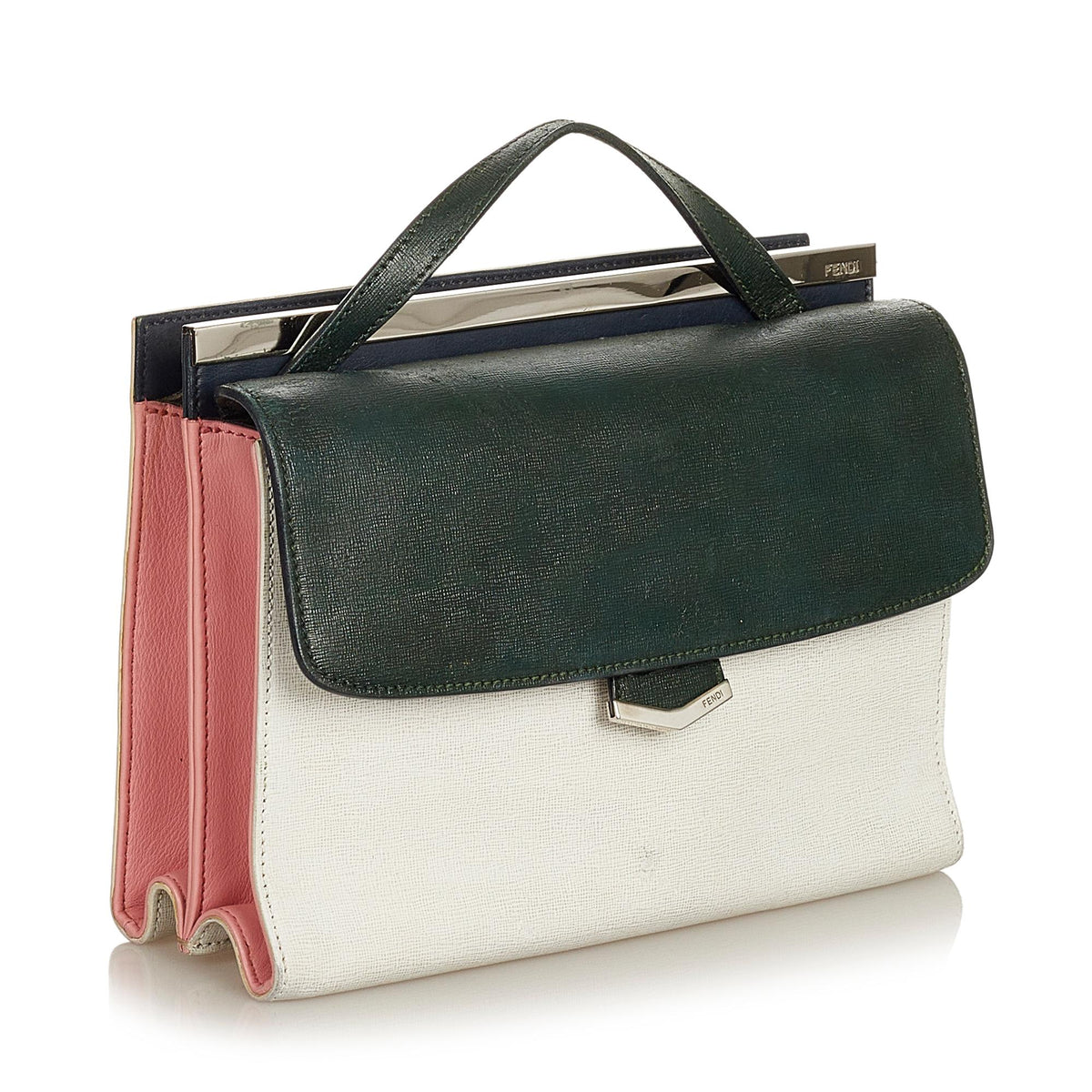 Fendi Demi Jour Leather Satchel (SHG-25796) Rovelle Bags