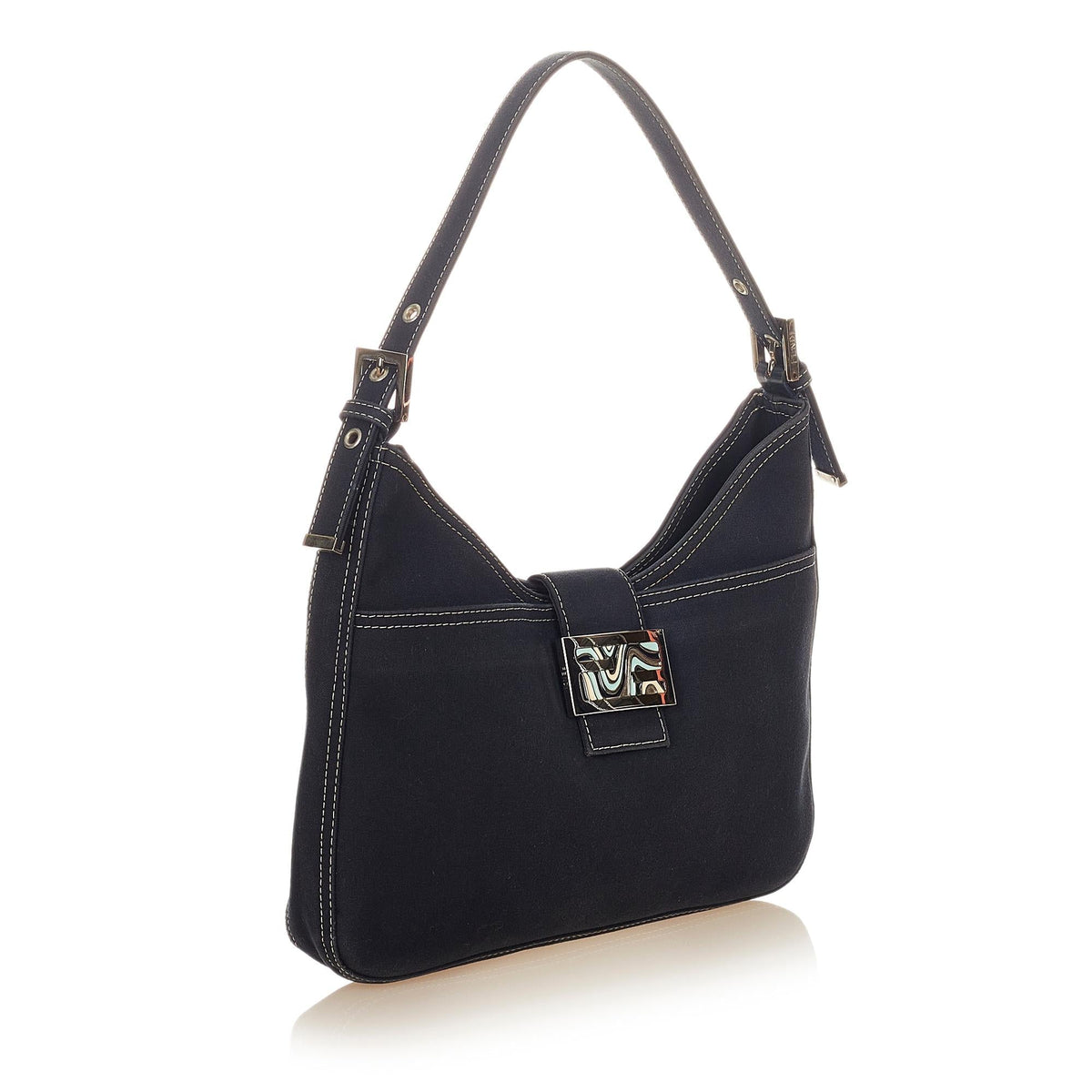 Fendi Denim Shoulder Bag (SHG-25995) Rovelle Bags