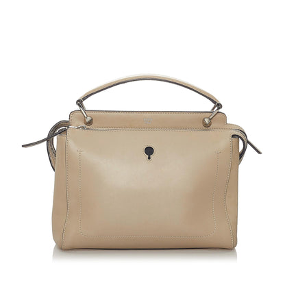 Fendi DotCom Leather Satchel (SHG-28310) Rovelle Bags
