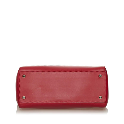 Fendi DotCom Leather Satchel (SHG-29019) Rovelle Bags