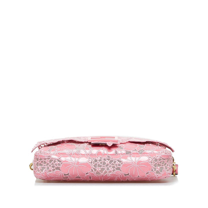 Fendi Embroidered Lace Baguette (SHG-GlR2r8) Rovelle Bags