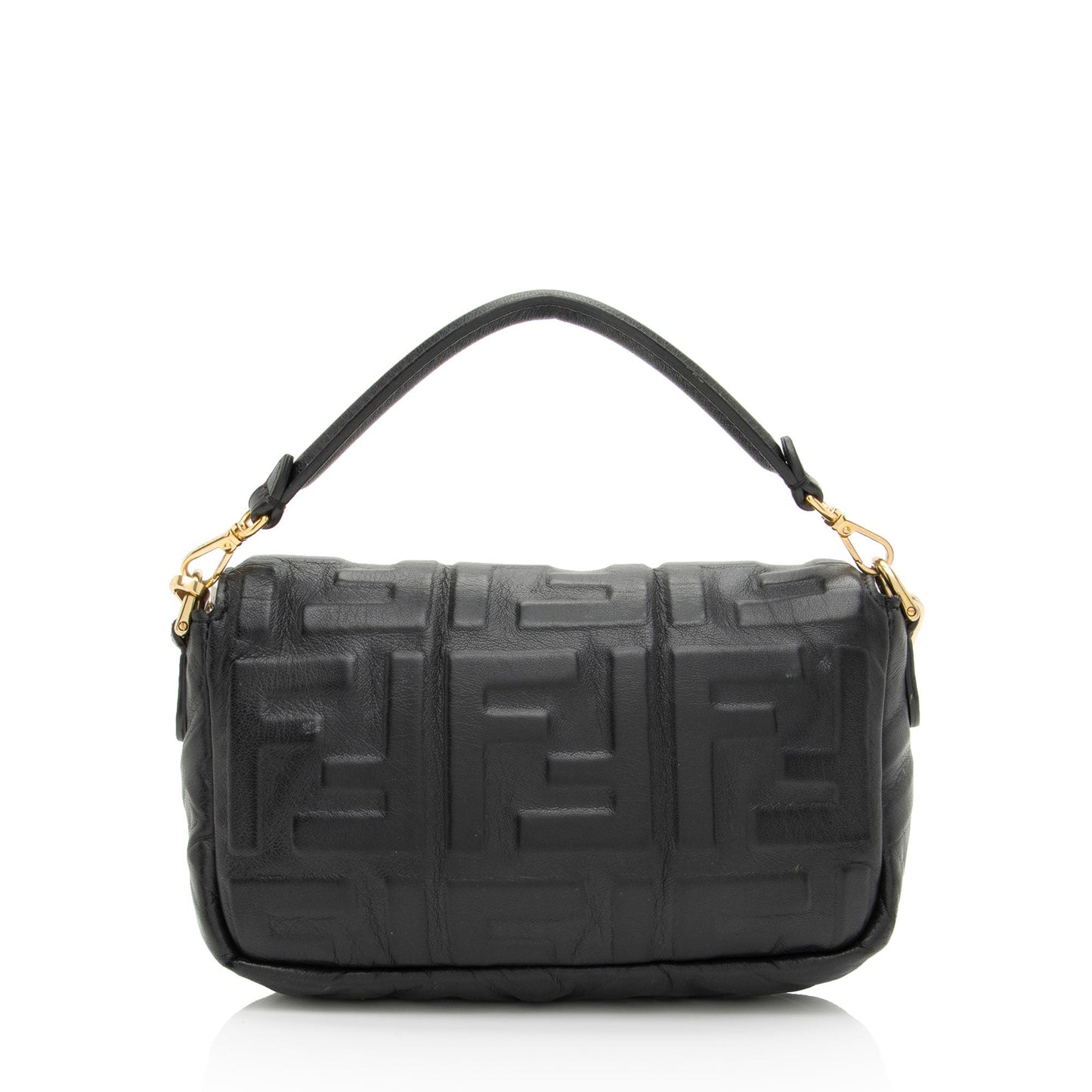 Fendi Calfskin Studded Kan I Medium Shoulder Bag Rovelle Bags