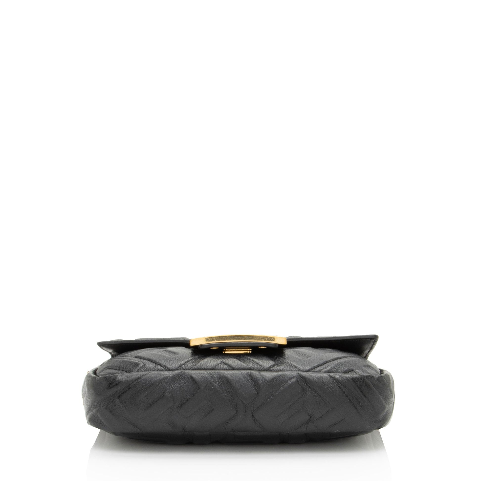 Fendi Calfskin Studded Kan I Medium Shoulder Bag Rovelle Bags