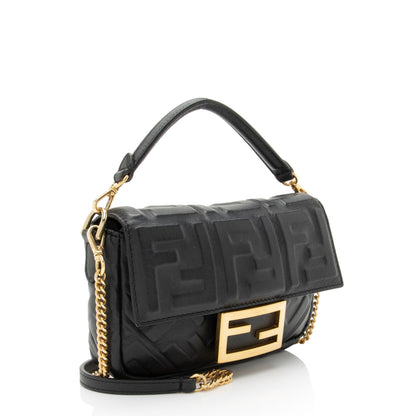 Fendi Calfskin Studded Kan I Medium Shoulder Bag Rovelle Bags