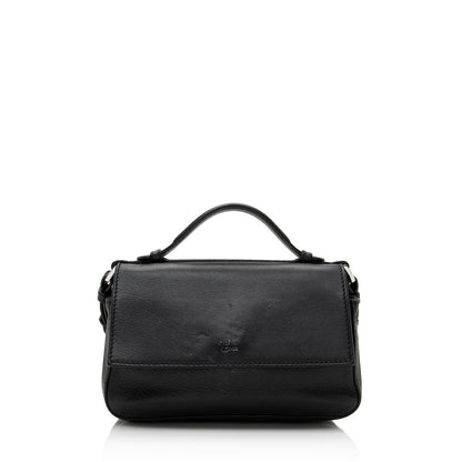 Fendi FF Embossed Calfskin Double Micro Baguette Bag (SHF-22023) Rovelle Bags