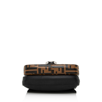 Fendi FF Embossed Calfskin Double Micro Baguette Bag (SHF-22023) Rovelle Bags