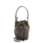 Fendi FF Embossed Calfskin Mon Tresor Mini Bucket Bag - FINAL SALE (SHF-kHTP1s) Rovelle Bags