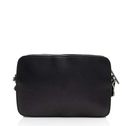 Fendi FF Embossed Calfskin St. Zucca Messenger (SHF-QOa4iu) Rovelle Bags