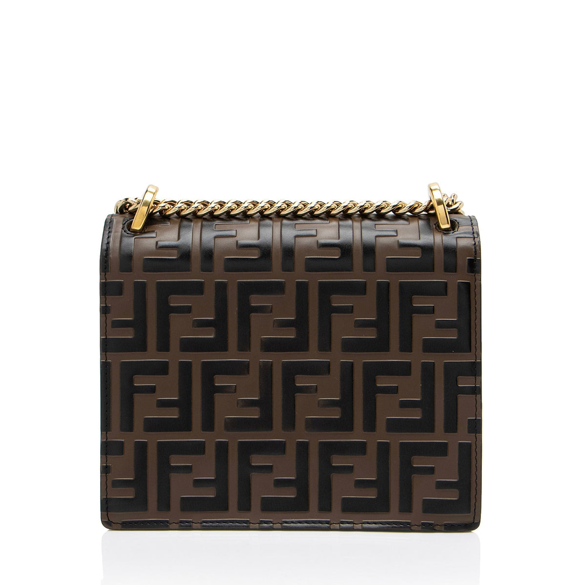 Fendi FF Embossed Kan U Small Shoulder Bag (SHF-ZyKjEu) Rovelle Bags