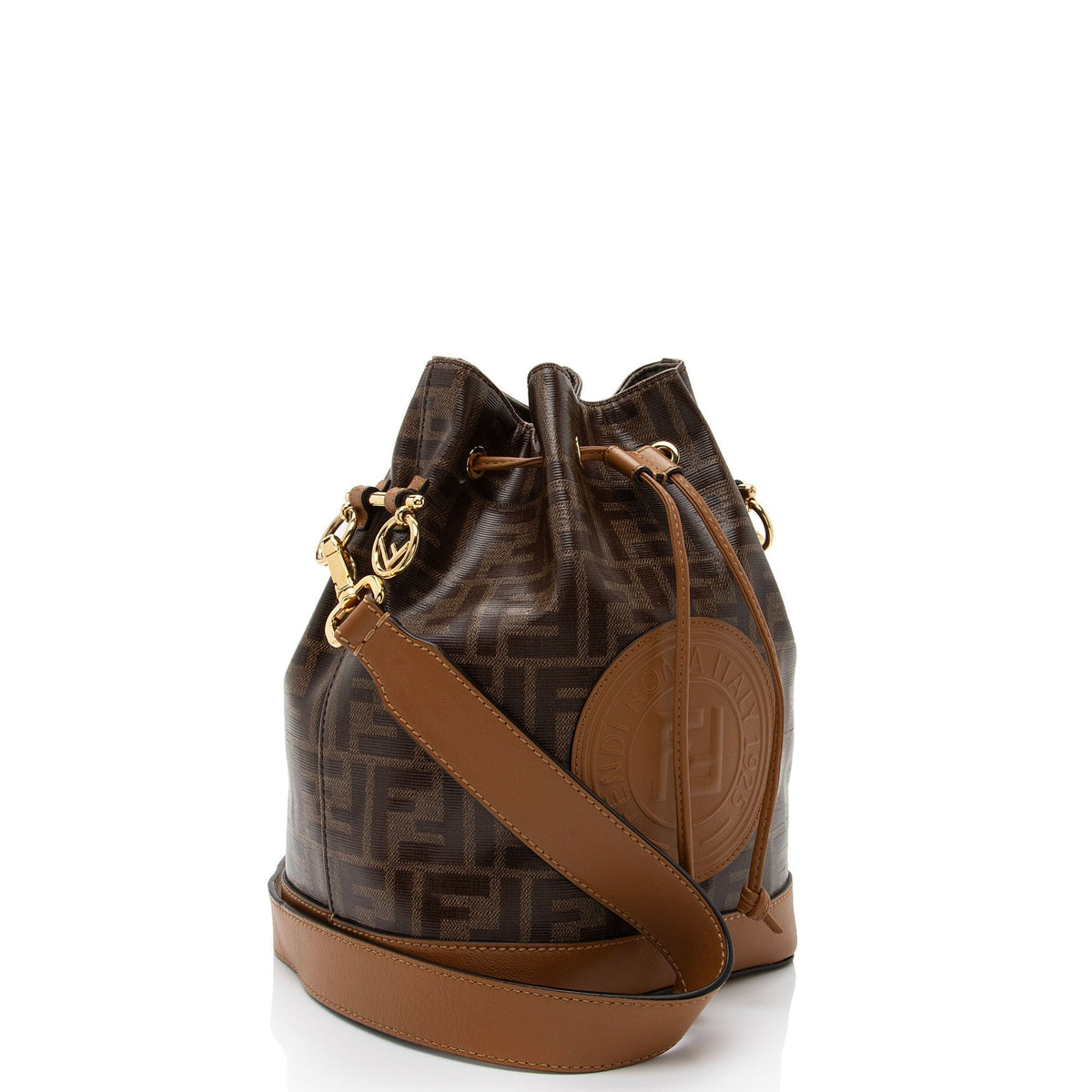 Fendi FF Spalmati Mon Tresor Grande Shoulder Bag Rovelle Bags