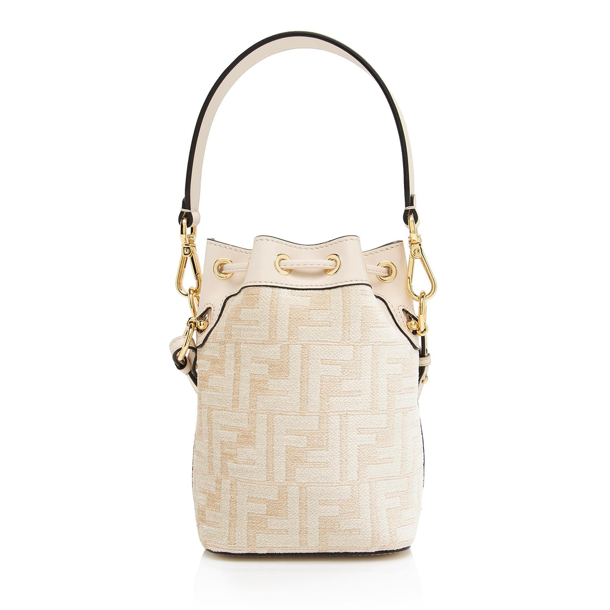 Fendi FF Tapestry Mon Tresor Mini Bucket Bag (SHF-GhSmGT) Rovelle Bags