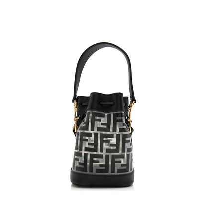 Fendi FF Translucent Mon Tresor Mini Bucket Bag (SHF-17082) Rovelle Bags