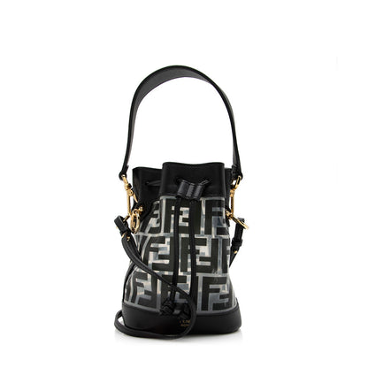 Fendi FF Translucent Mon Tresor Mini Bucket Bag (SHF-17082) Rovelle Bags