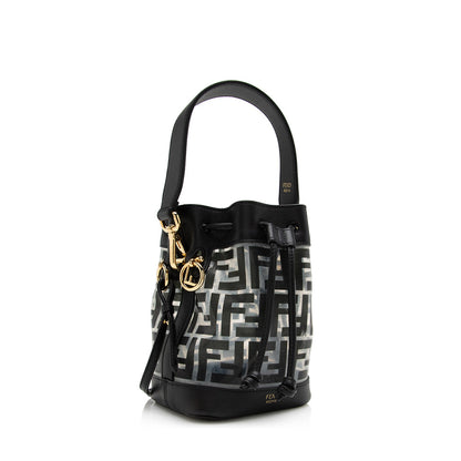 Fendi FF Translucent Mon Tresor Mini Bucket Bag (SHF-17082) Rovelle Bags