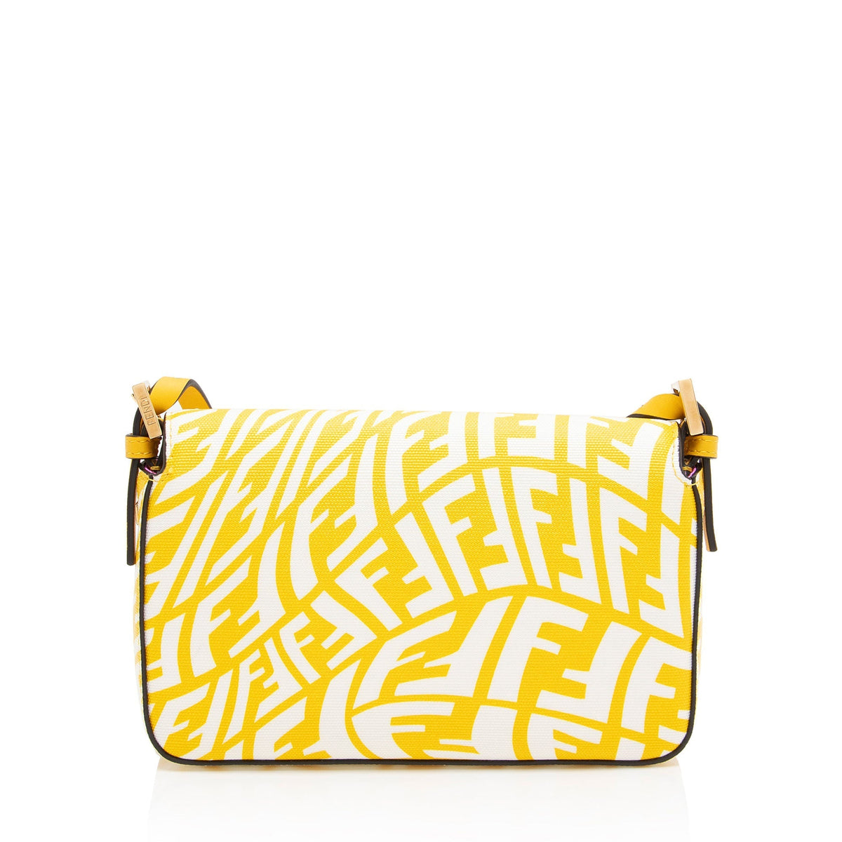 Fendi x Sara Coleman Leather FF Vertigo 1997 Baguette Mini Shoulder Bag Rovelle Bags