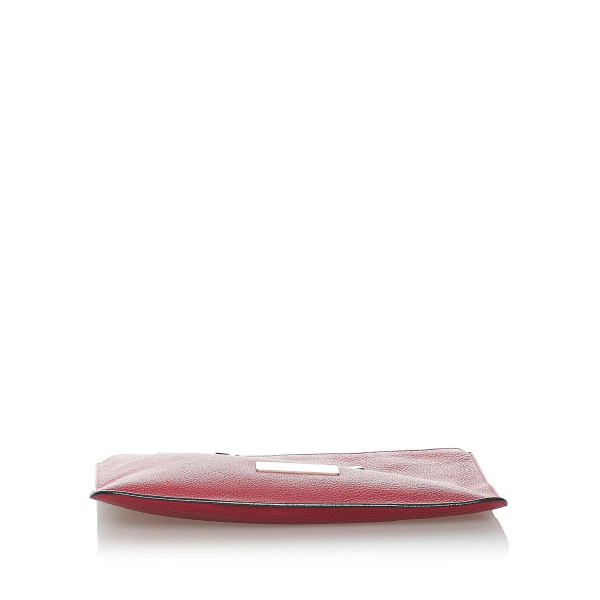Fendi Face Leather Clutch Bag (SHG-31207) Rovelle Bags