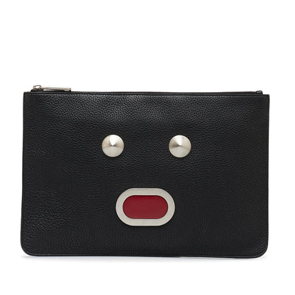 Fendi Faces Zip Clutch (SHG-s4AsdX) Rovelle Bags