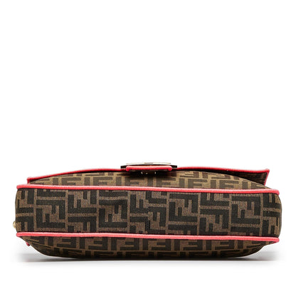 Fendi Luxury Zucca Red Handbag Rovelle Bags