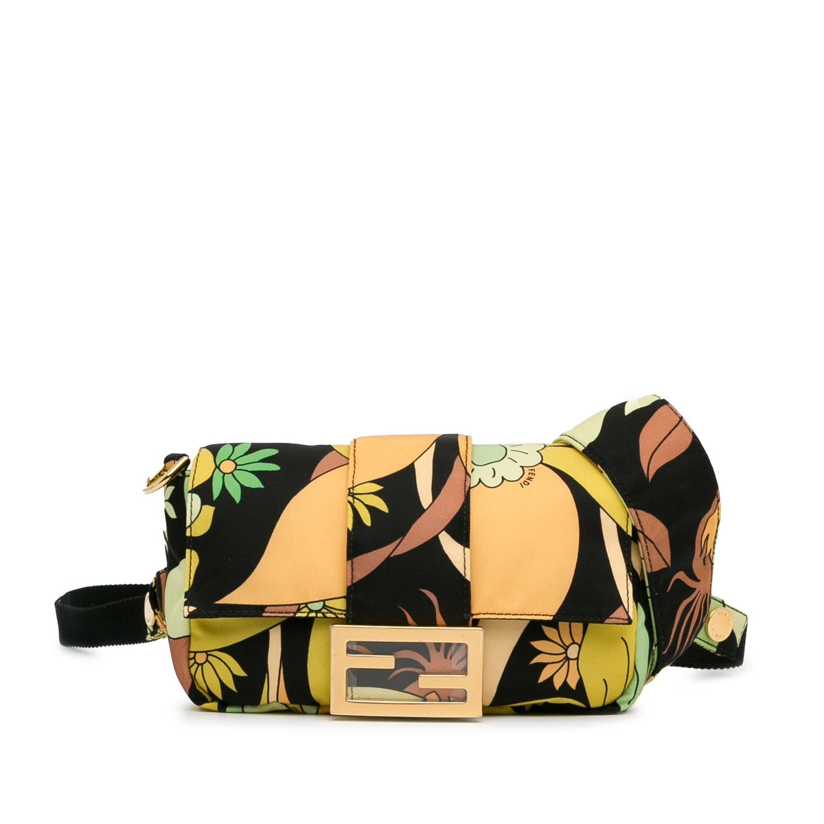 Fendi Floral Convertible Baguette (SHG-UXfXrw) Rovelle Bags